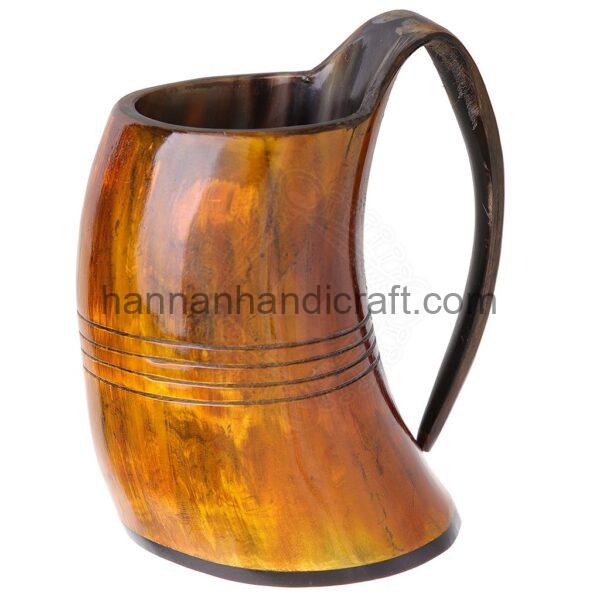 Fire Burn Authentic Food Safe Viking Horn Mug | Horn Mug