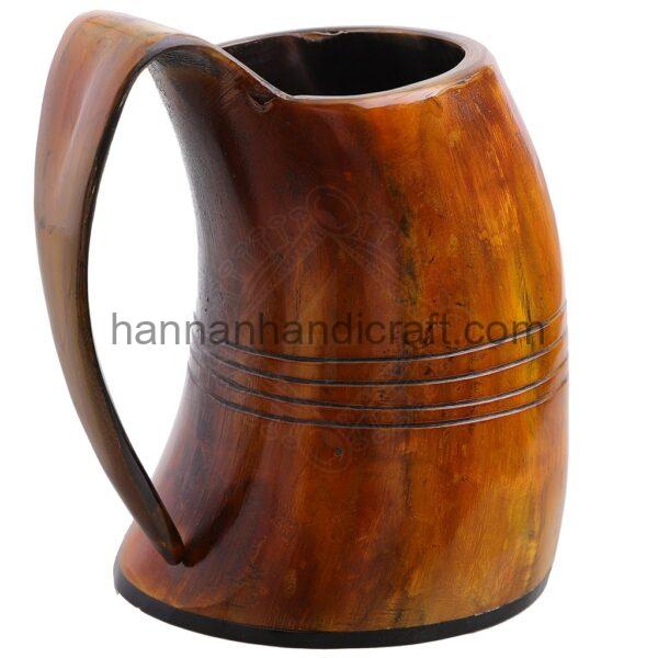 Fire Burn Authentic Food Safe Viking Horn Mug | Horn Mug - Image 2